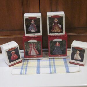 Hallmark Holiday Barbie Ornament Set